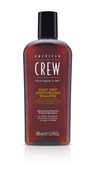 11-500118 CREW DAILY DEEP MOISTURIZING SHAMPOO 3.3OZ